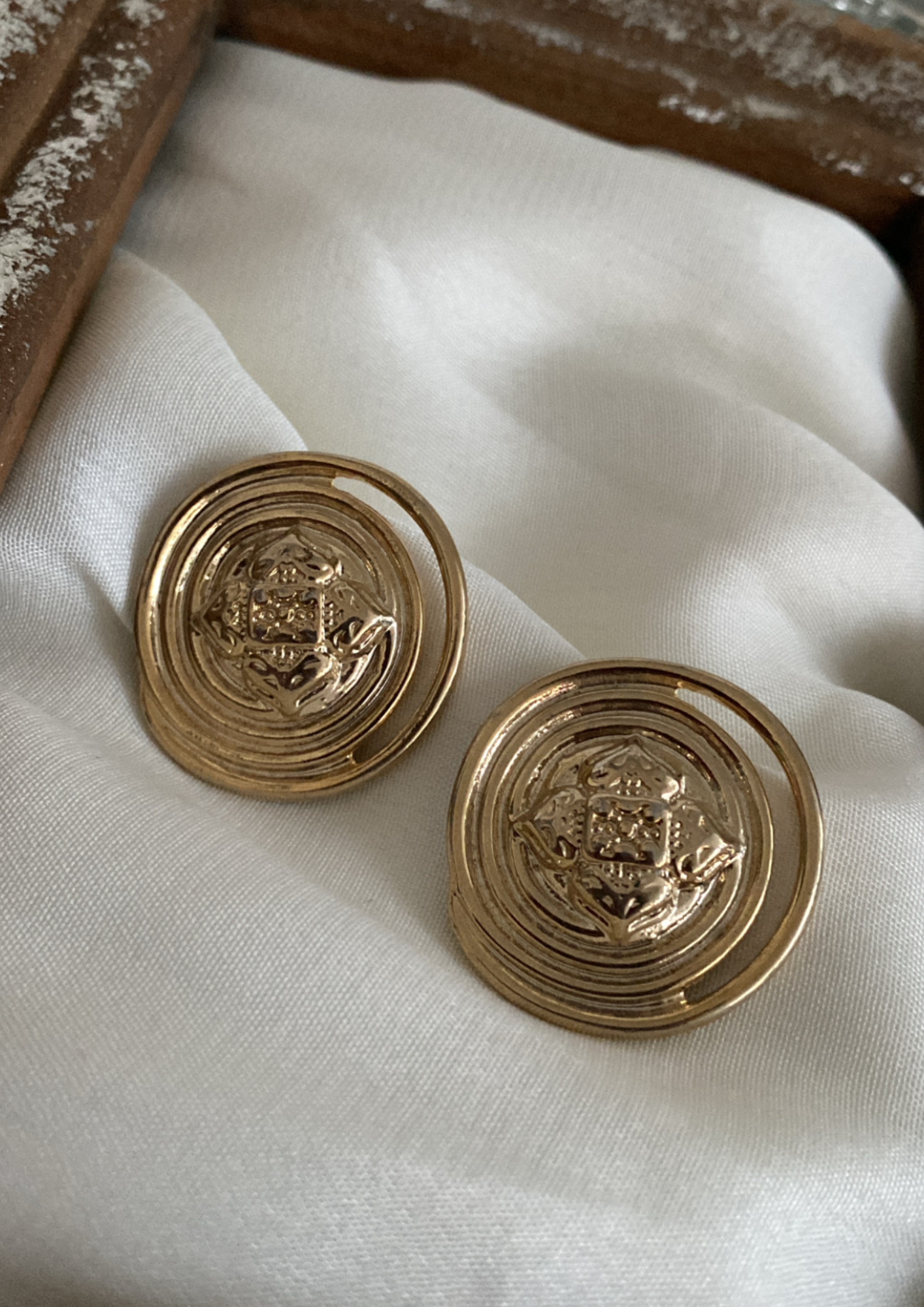 Gold studs