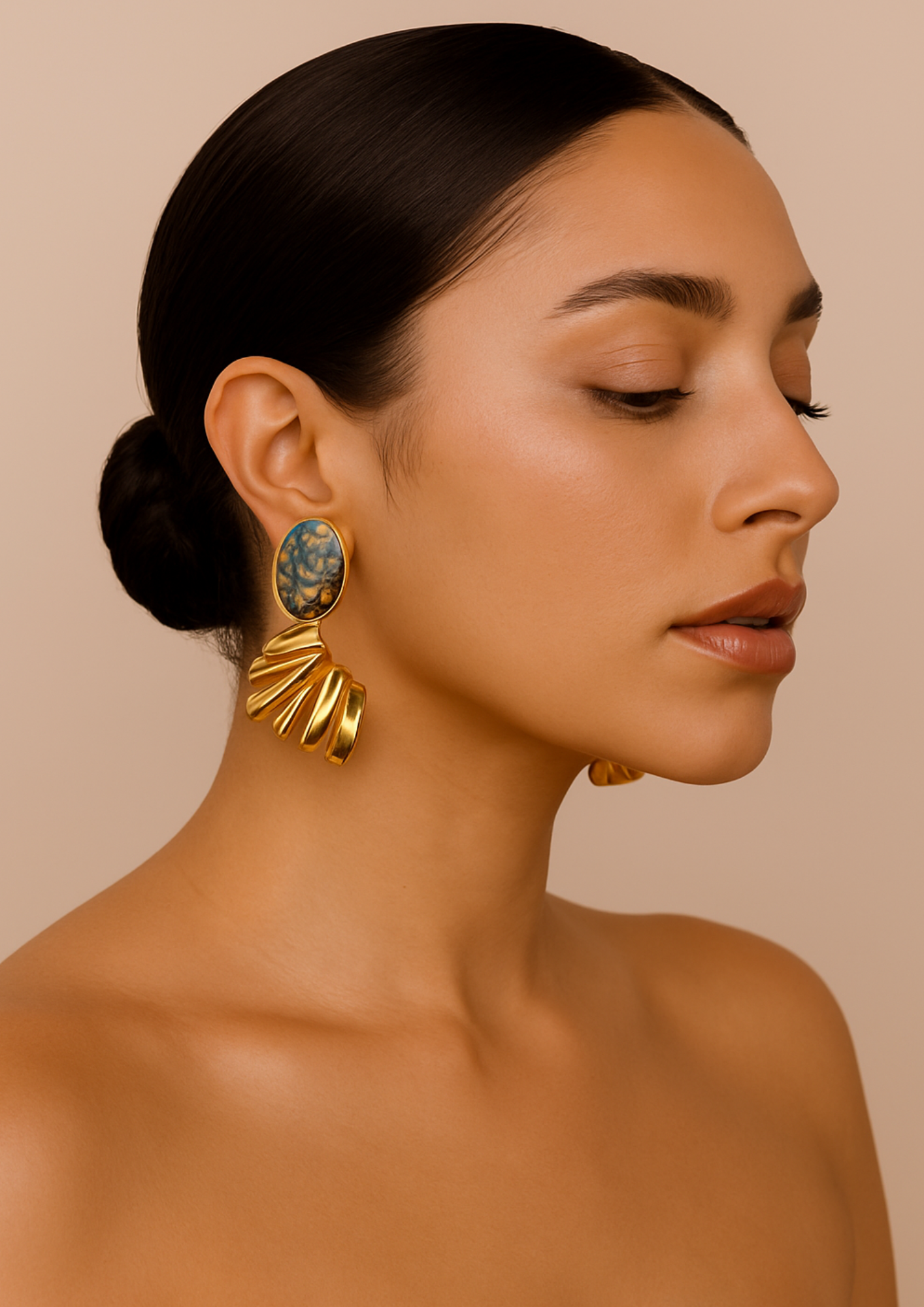 Gold Drop Earrings