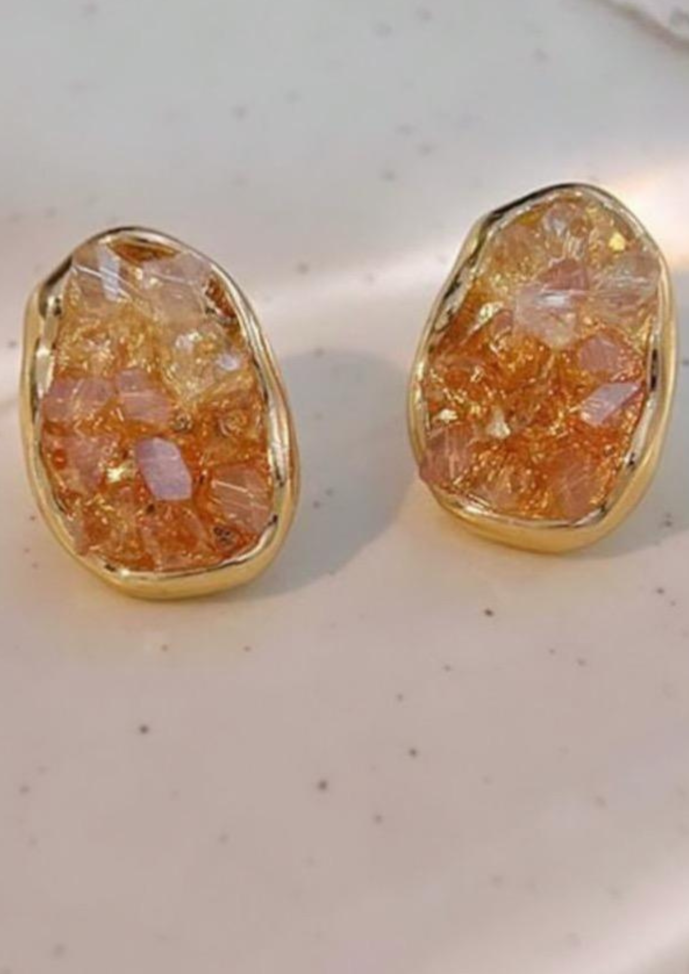 Mini Stone Stud Earrings