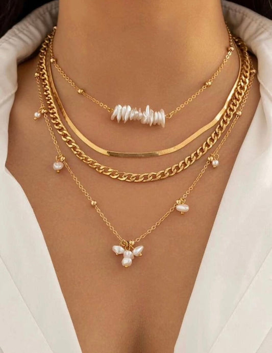 Pearl Layered Necklace