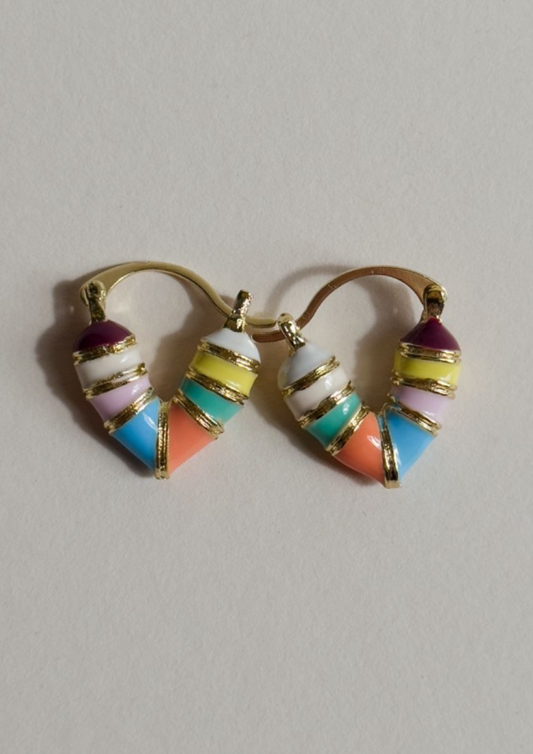 Mini Heart Hoop Earring