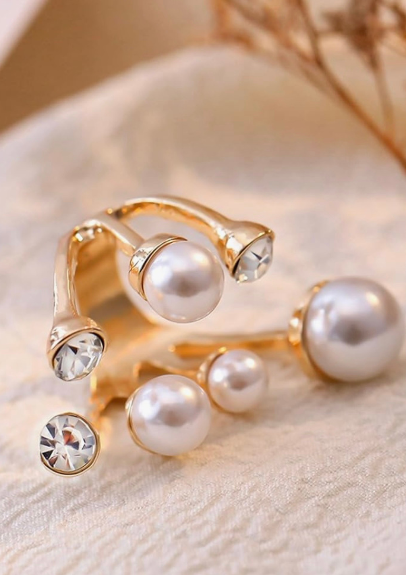 Pearl Diamond Ring