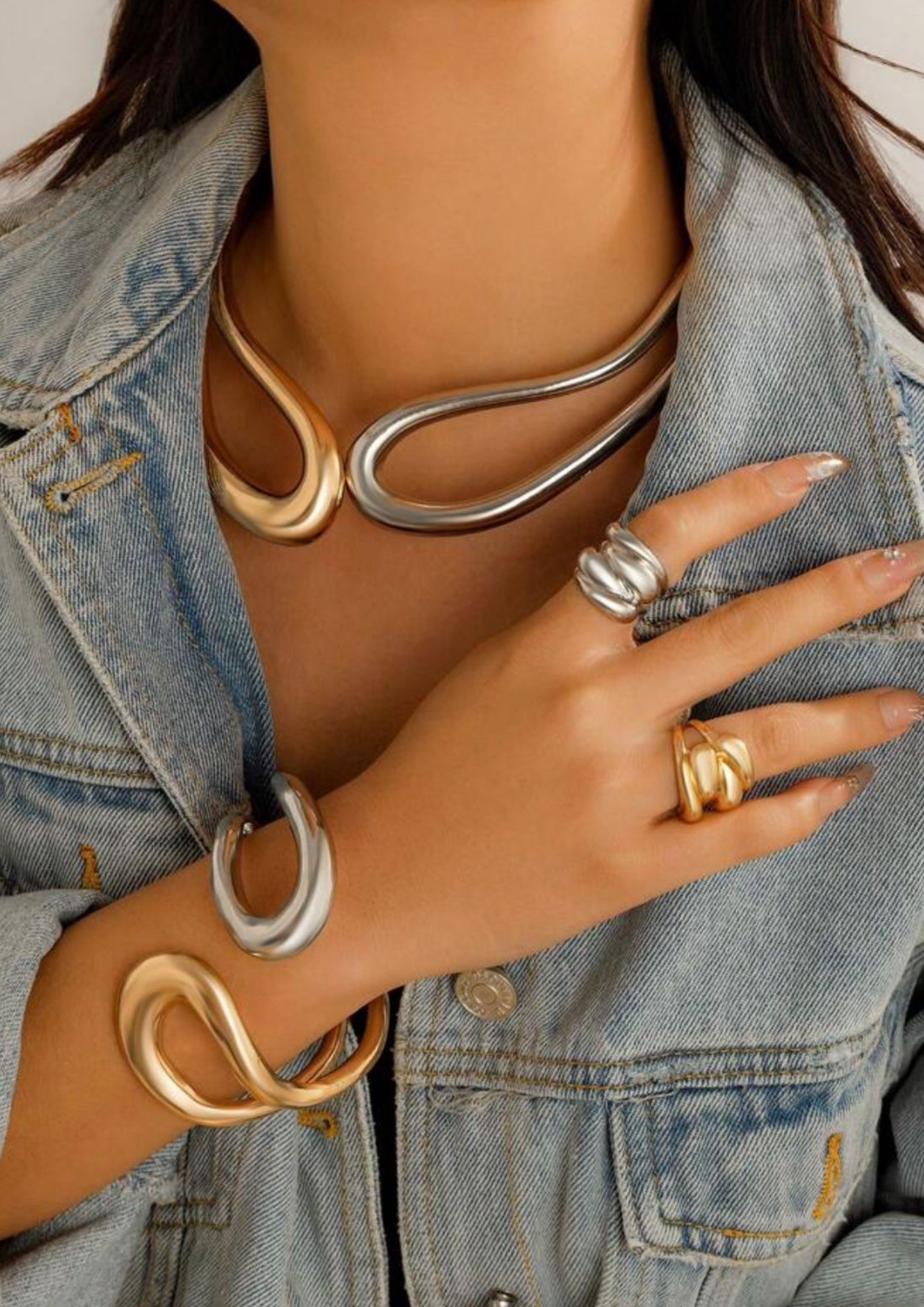 Dual Cuff Necklace