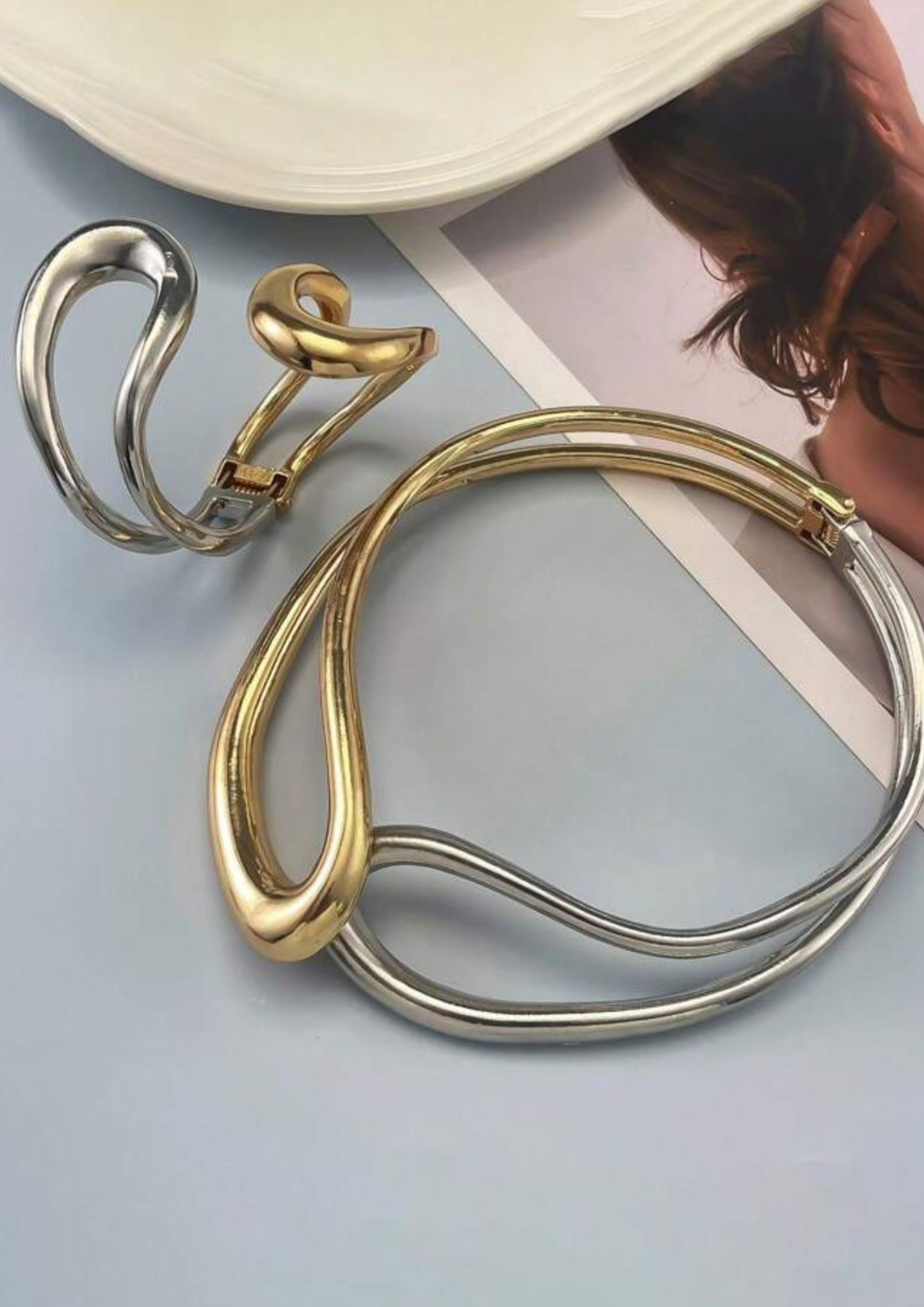 Dual Cuff Necklace