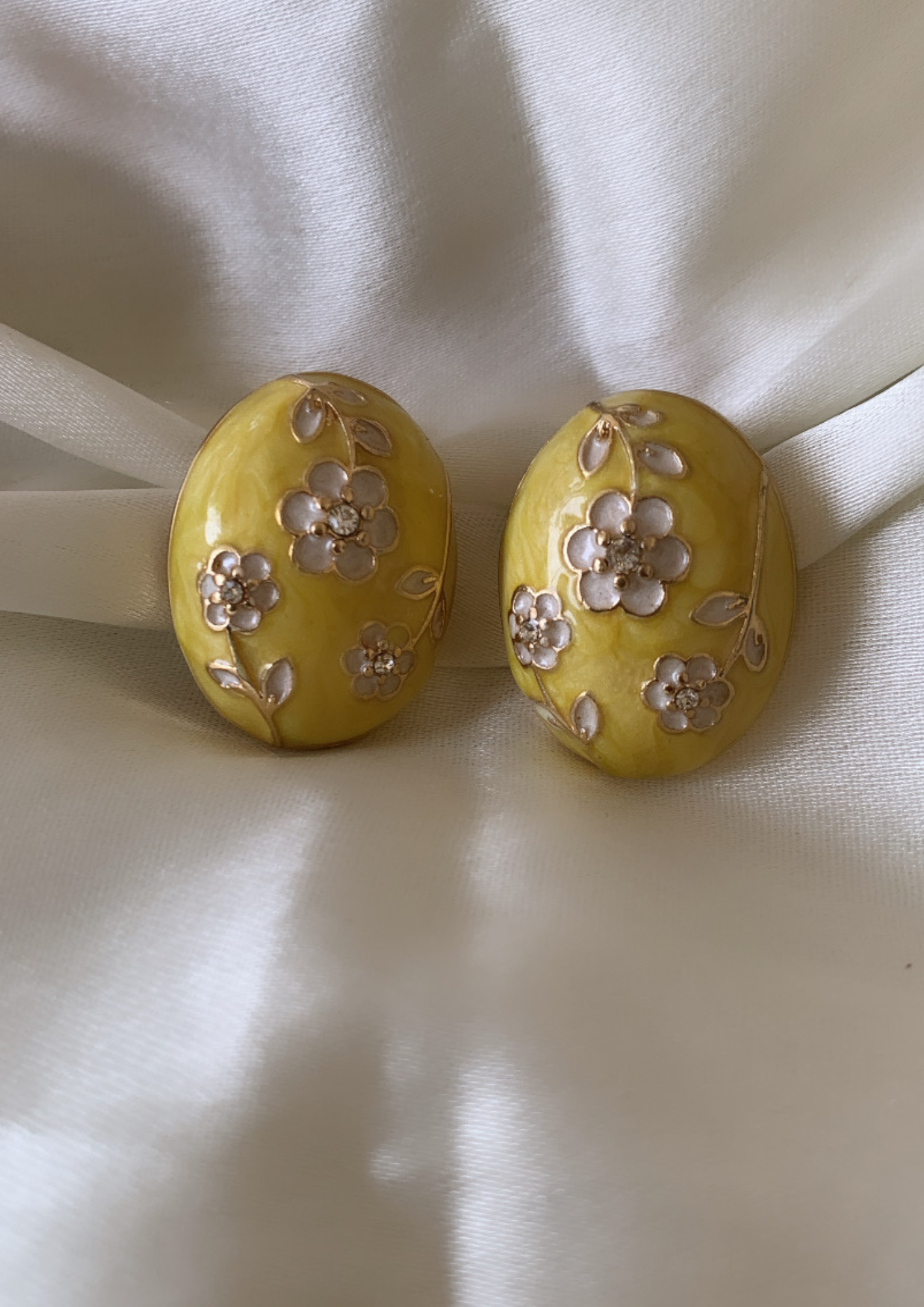 Yellow Vintage Studs