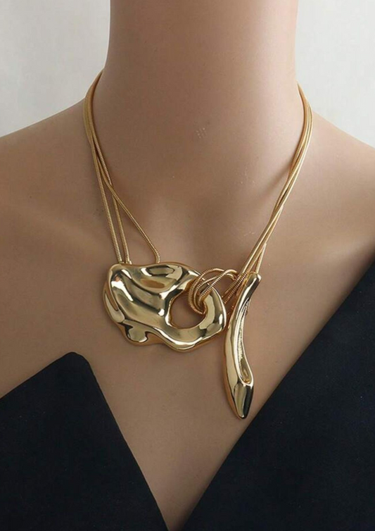 Gold Pendent  Necklace
