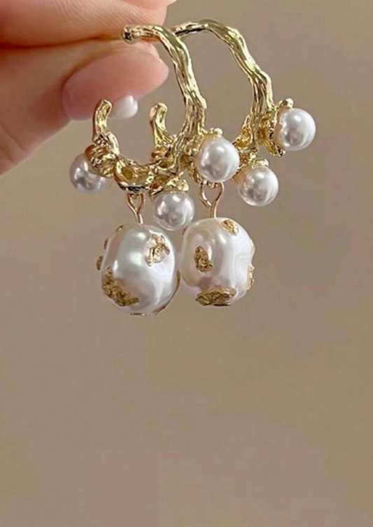 Vintage Pearl Drop Earring