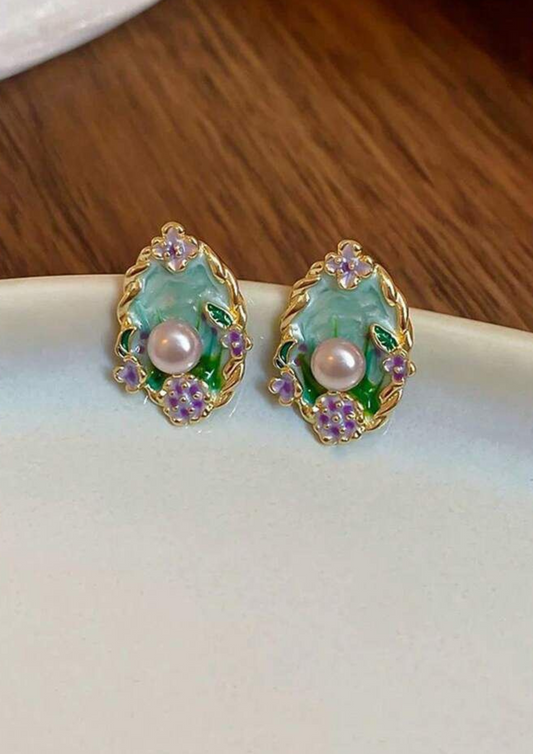 Resin Stud Earring