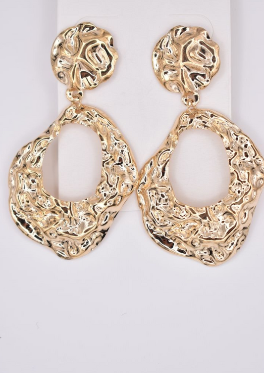 Gold Dangle Drop Earrings