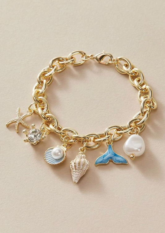 Shell Charm Bracelet