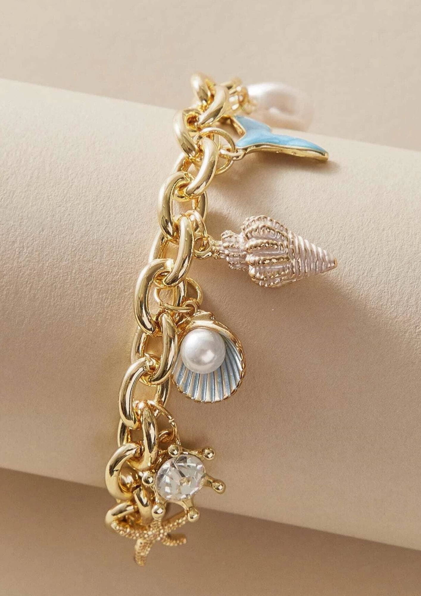 Shell Charm Bracelet