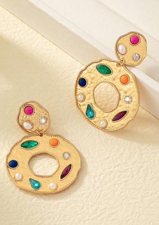 14K Gold Drop Earrings
