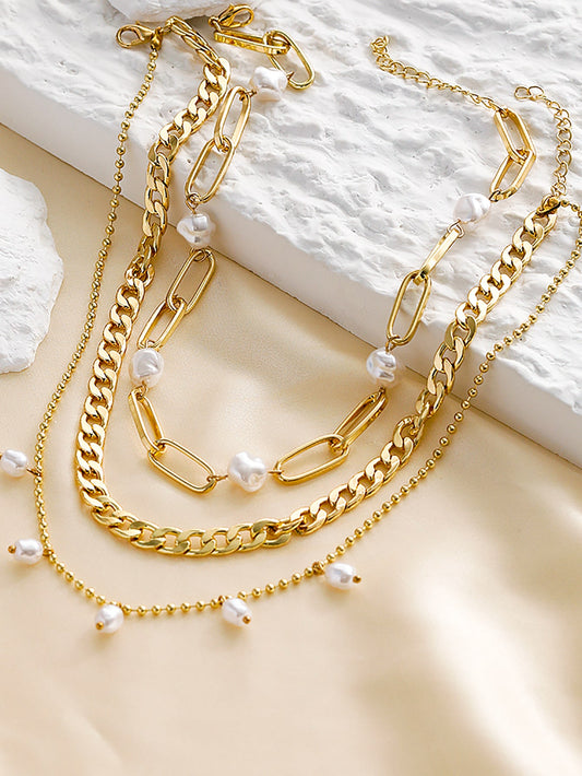 Pearl Layered Necklace